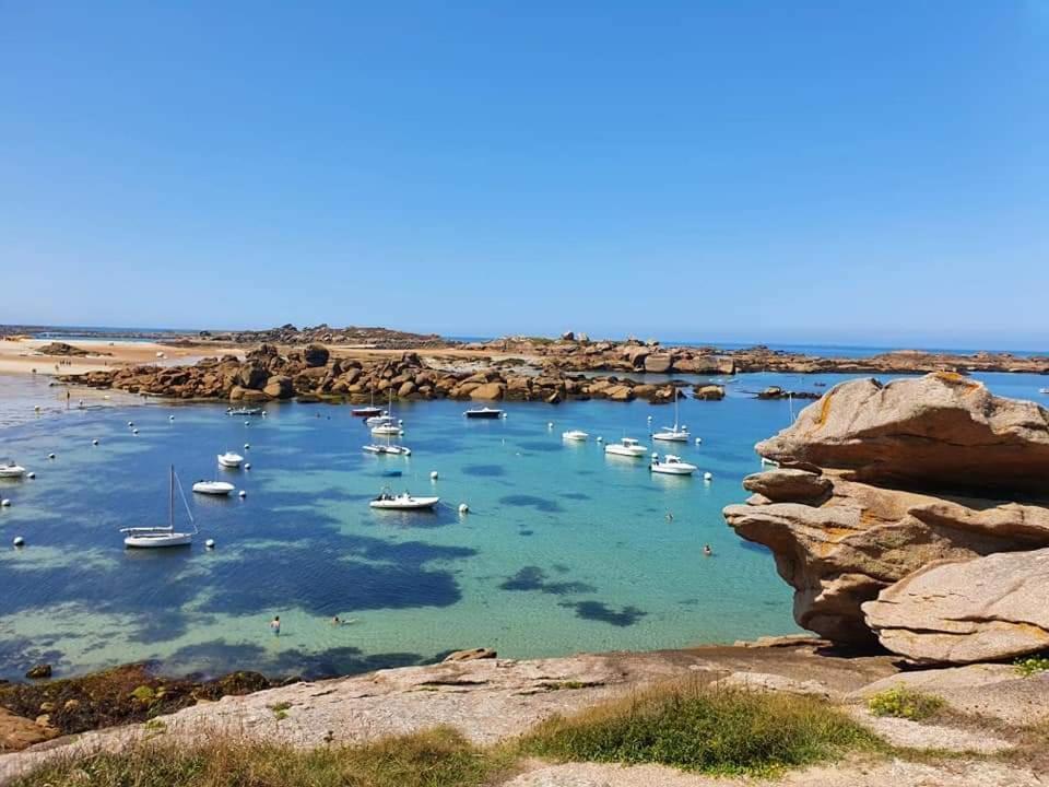Studio Expose Plein Sud Vu Sur Le Port De Plaisance Perros-Guirec Buitenkant foto
